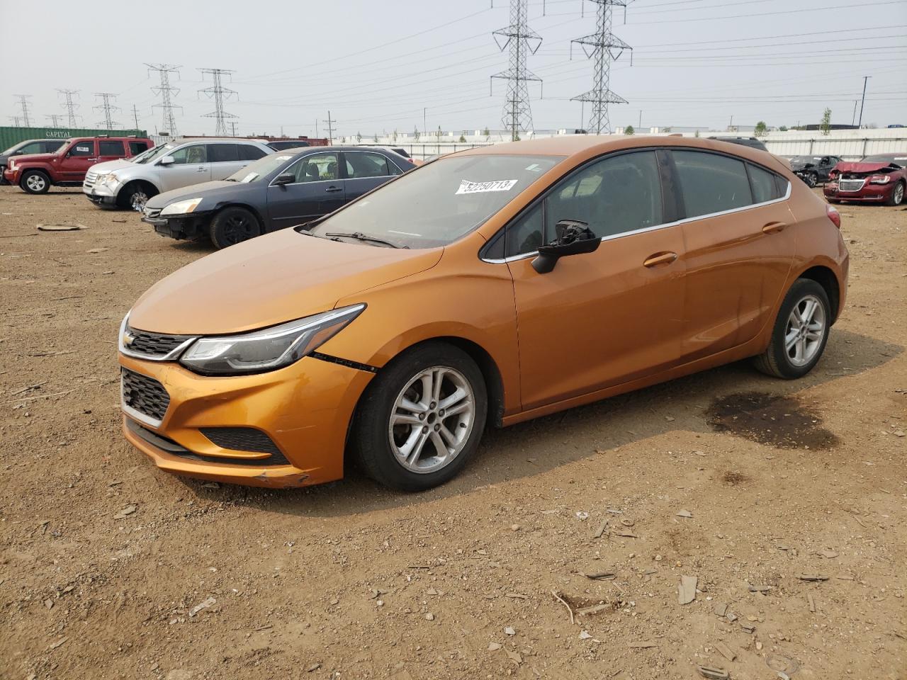 3G1BE6SM3HS536791 CHEVROLET CRUZE 2017
