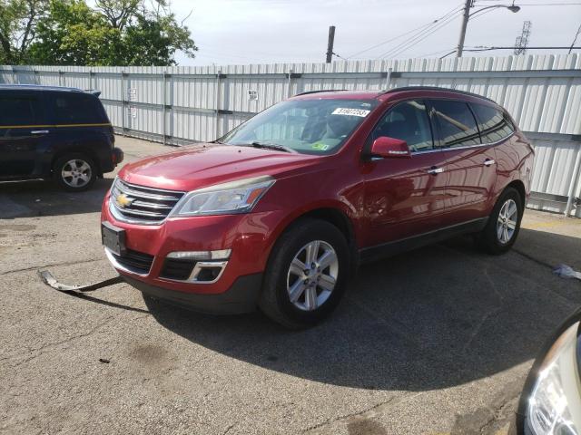 Salvage cars for sale from Copart West Mifflin, PA: 2014 Chevrolet Traverse LT