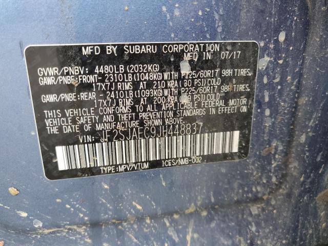 JF2SJAEC9JH448837 Subaru Forester 2.5i Premium