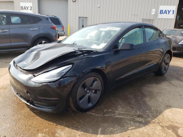 Salvage cars for sale from Copart Elgin, IL: 2021 Tesla Model 3