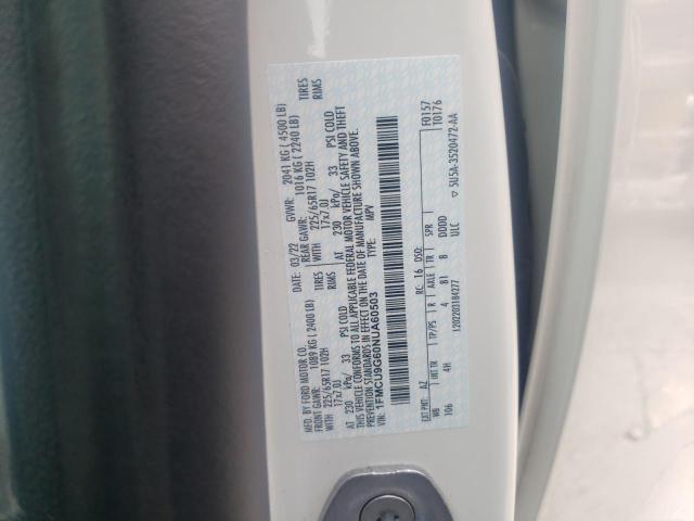 1FMCU9G60NUA60503 Ford ESCAPE SE