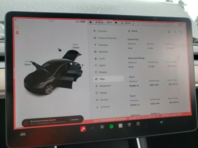 5YJYGDEE8MF092069 Tesla Model Y