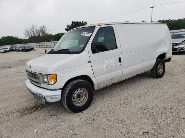 Salvage cars for sale from Copart San Antonio, TX: 2002 Ford Econoline E150 Van