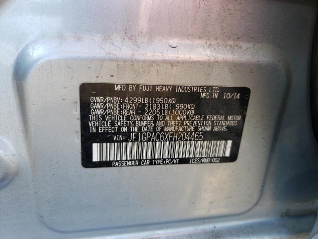 JF1GPAC6XFH204465 Subaru Impreza Premium
