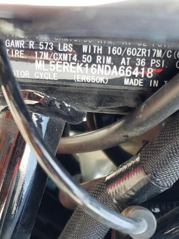 2022 KAWASAKI ER650 K - ML5EREK16NDA66418