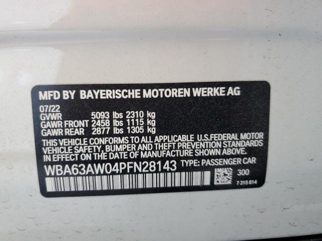 2023 BMW M440I GRAN - WBA63AW04PFN28143