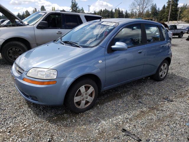 Salvage cars for sale at Graham, WA auction: 2007 Chevrolet Aveo Base