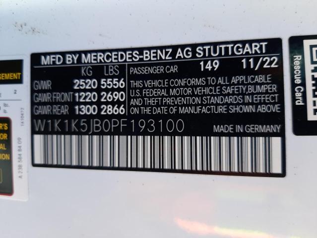 W1K1K5JB0PF193100 Mercedes-Benz E 450