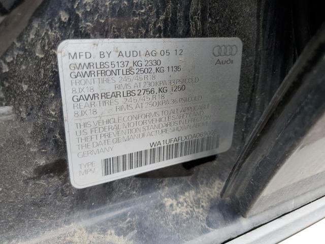 VIN WA1UFAFLXDA069005 2013 Audi A4, Premium Plus no.12