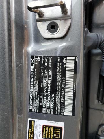 4JGFF5KE5NA630835 Mercedes-Benz Gls 450 4matic
