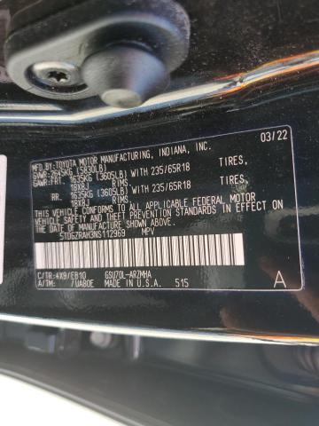 VIN 5TDGZRAH3NS112969 2022 Toyota Highlander, Xle no.14