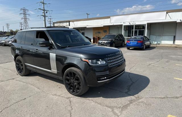 Salvage cars for sale from Copart Montreal Est, QC: 2014 Land Rover Range Rover Autobiography