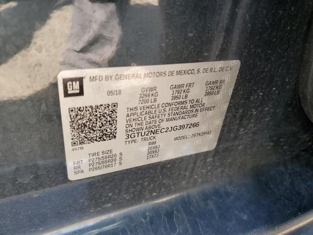 3GTU2NEC2JG397266 GMC Sierra K1500 Slt