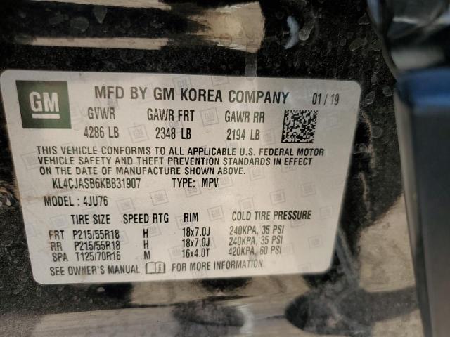 KL4CJASB6KB831907 Buick Encore Preferred