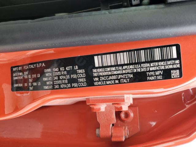 ZACCJABB7JPH72764 Jeep Renegade Latitude