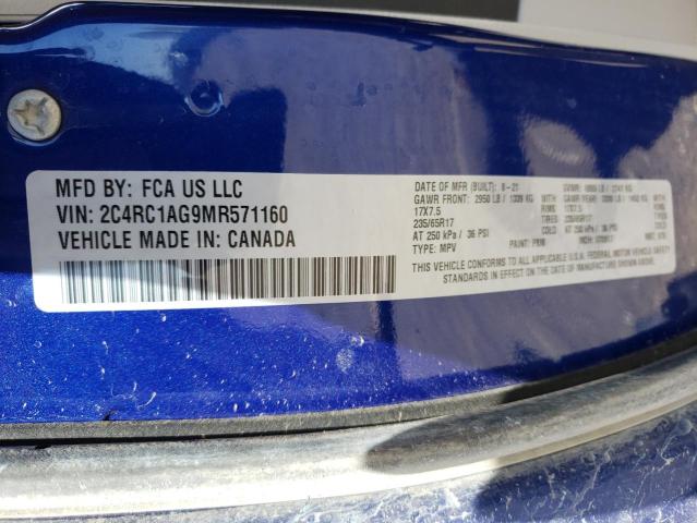 2021 CHRYSLER VOYAGER L 2C4RC1AG9MR571160