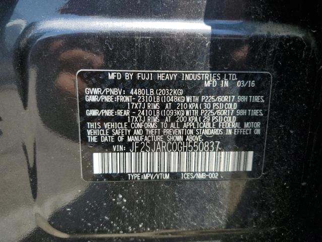 JF2SJARC0GH550837 Subaru Forester 2.5i Limited