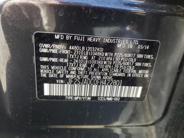 JF2SJADC0FH422801 Subaru Forester 2.5i Premium