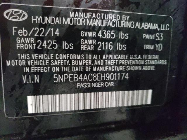 2014 HYUNDAI SONATA GLS - 5NPEB4AC8EH901174
