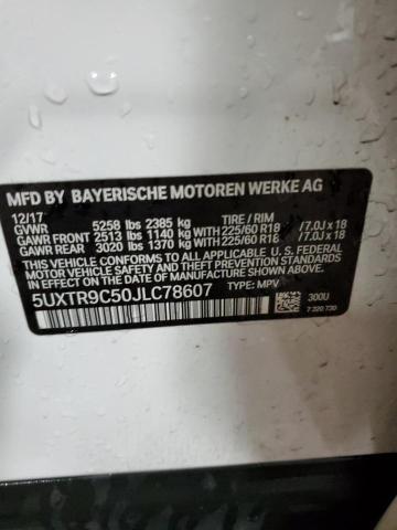 2018 BMW X3 XDRIVE - 5UXTR9C50JLC78607