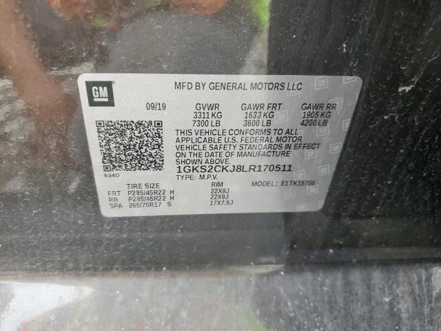 2020 GMC YUKON 1GKS2CKJ8LR170511