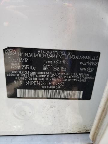 Hyundai Sonata Sel Plus 2020 5NPEJ4J25LH019662 Image 12