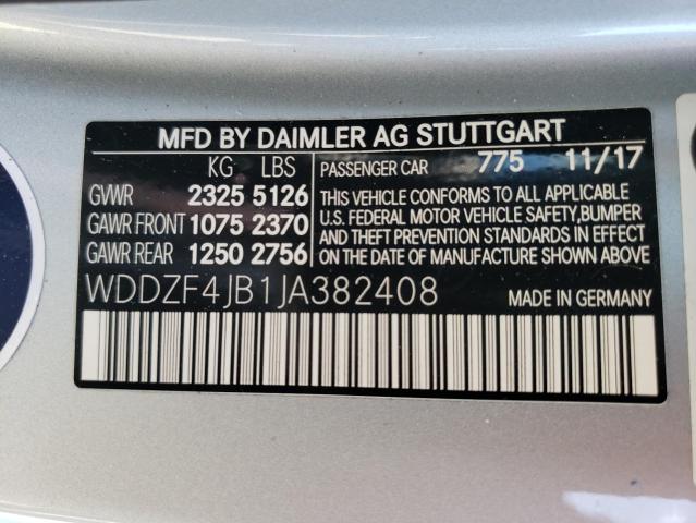 WDDZF4JB1JA382408 2018 MERCEDES-BENZ E-CLASS - Image 12