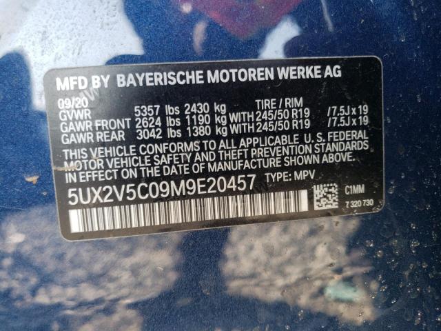 2021 BMW X4 XDRIVEM - 5UX2V5C09M9E20457