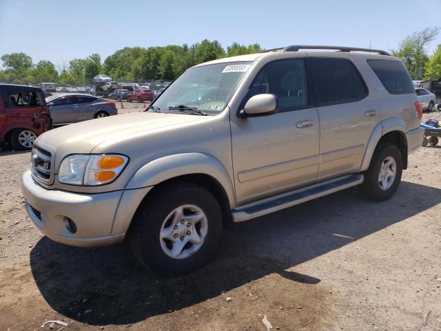 Salvage cars for sale from Copart Chalfont, PA: 2002 Toyota Sequoia SR5