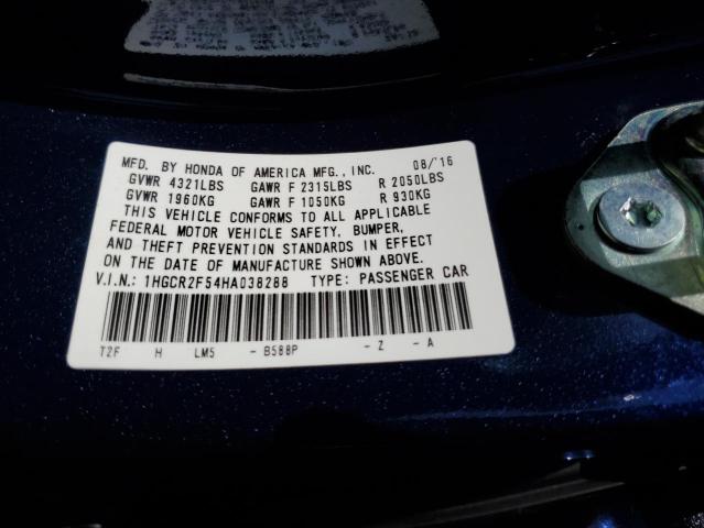 1HGCR2F54HA038288 Honda Accord Sport