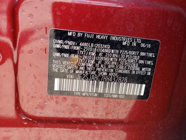 JF2SJABC7HH432828 Subaru Forester 2.5i