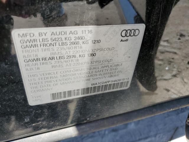 VIN WA1C2AFP1HA081513 2017 Audi Q5, Premium no.13