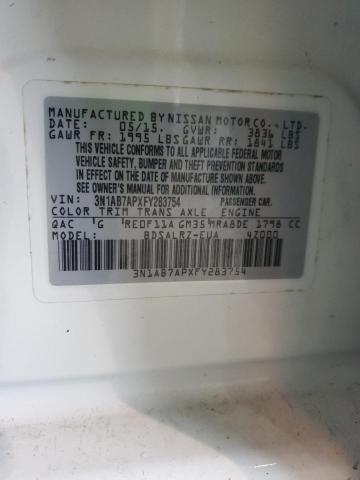 3N1AB7APXFY283754 Nissan SENTRA S
