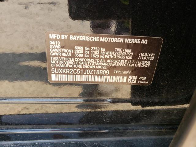 2018 BMW X5 SDRIVE3 - 5UXKR2C51J0Z18809