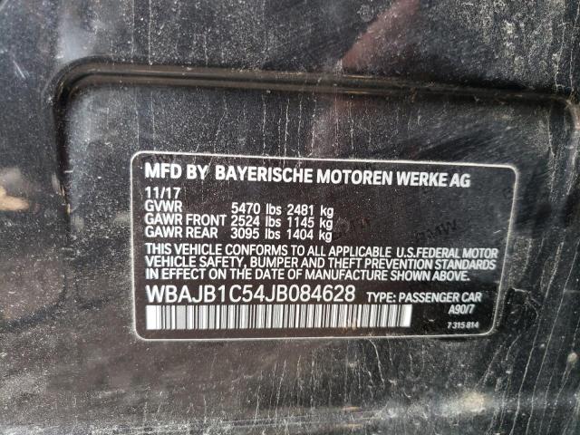 2018 BMW 530XE WBAJB1C54JB084628