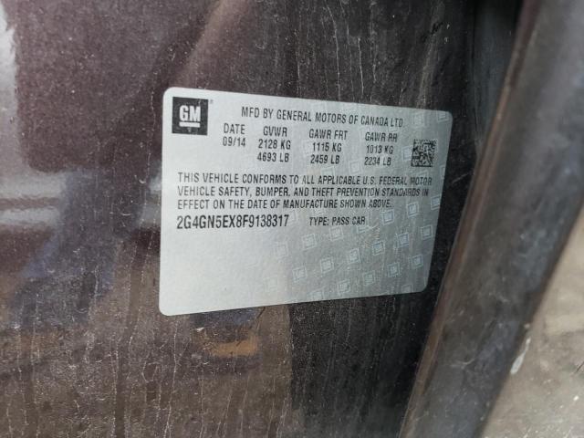 2G4GN5EX8F9138317 Buick Regal Premium