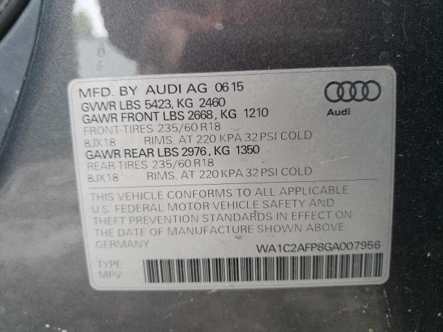 WA1C2AFP8GA007956 2016 AUDI Q5, photo no. 13