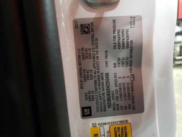 2017 CHEVROLET 2500 1GC0KUEGXHZ260436
