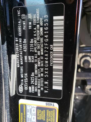 5XXGM4A72FG416533 KIA Optima Lx