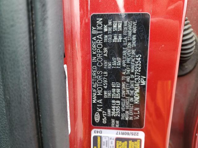 KNDPM3AC3J7323545 KIA Sportage Lx