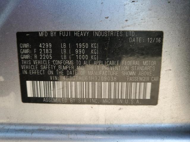 4S3GTAU61H3709038 Subaru Impreza Limited