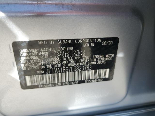 JF1VA1B67L9823783 Subaru Wrx Premium