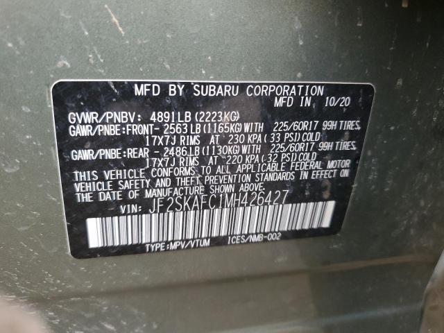 JF2SKAFC1MH426427 Subaru Forester Premium