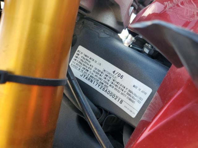 2006 YAMAHA FZ1 S JYARN17Y26A000218