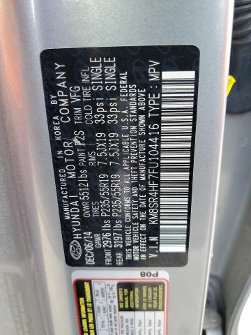 2015 HYUNDAI SANTA FE G - KM8SR4HF7FU104416