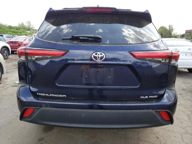 VIN 5TDHZRBH3LS507699 2020 Toyota Highlander, Xle no.6