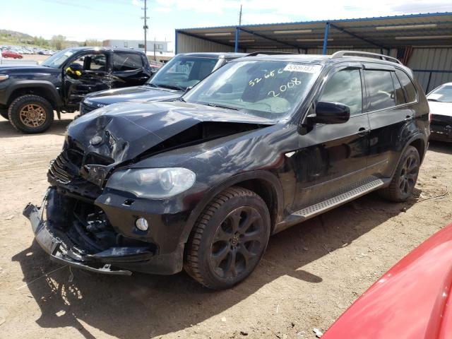 Salvage cars for sale from Copart Colorado Springs, CO: 2008 BMW X5 4.8I