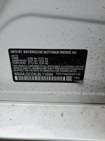WBA4J3C0XLBL11694 BMW 430xi Gran Coupe