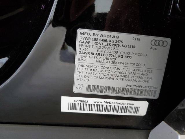 2018 AUDI Q5 PRESTIG - WA1CNAFY7J2127149