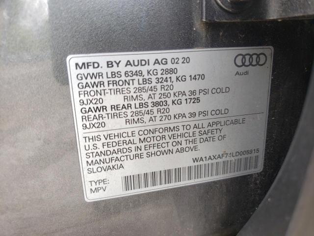 VIN WA1AXAF74LD005915 2020 Audi Q7, Premium no.13